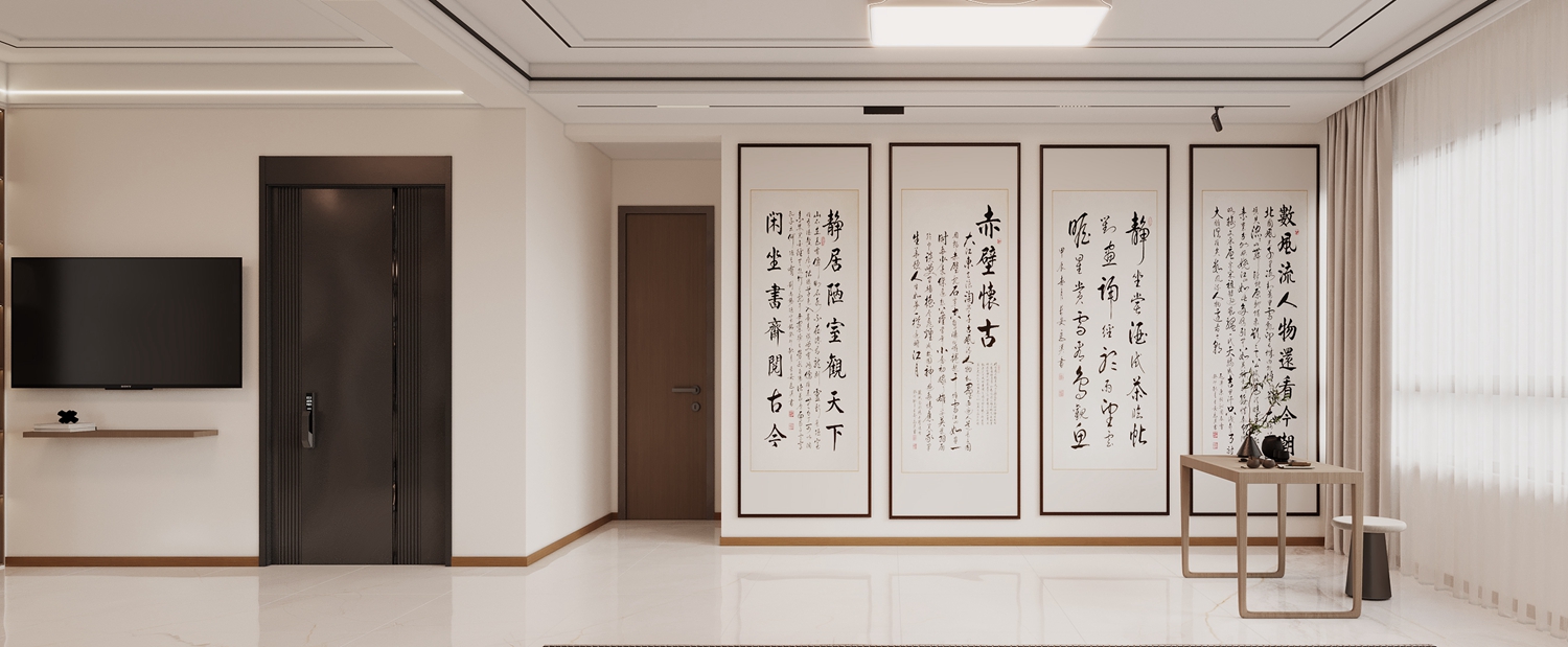 天成溪樹庭院86㎡現(xiàn)代風格效果圖